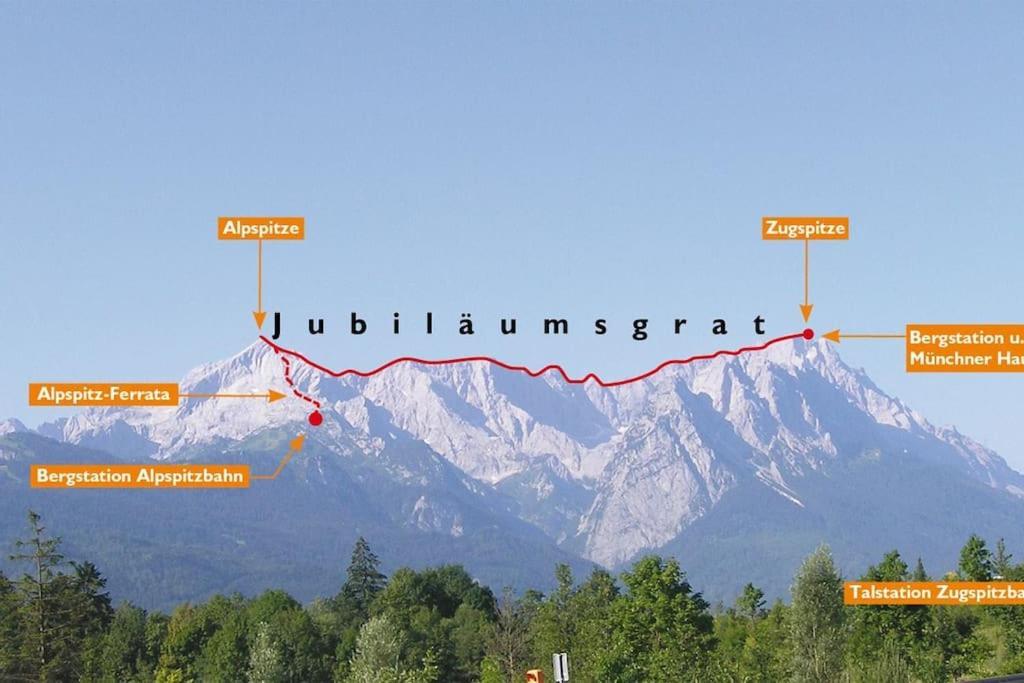 Zentral, Ruhig & Stilvoll Mit Bergpanorama+ Garten Garmisch-Partenkirchen Ngoại thất bức ảnh