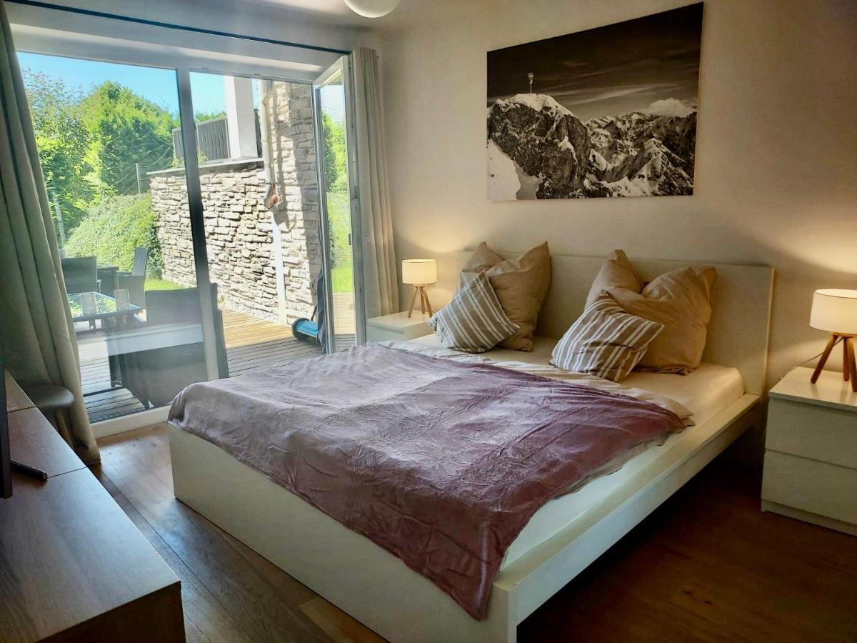 Zentral, Ruhig & Stilvoll Mit Bergpanorama+ Garten Garmisch-Partenkirchen Ngoại thất bức ảnh